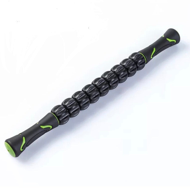 The Muscle Massage Stick is a convenient way to roll out your calves, thighs, glutes, quads, shoulders, or any other tight spot on your body.