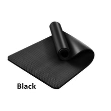 Load image into Gallery viewer, This classic yoga mat is great for all types of fitness and exercise, including Yoga, Pilates, Meditation, and any floor workout. Provides great cushion yet durable. 6 ft long by 2 ft wide. 0.75cm thick. A free yoga mat strap is included.Anti Slip; Non slip on wood floor, tile floor, cement floor. High density foam material - Durable, high strength of tear resistance. Moisture resistant technology makes the mat to be easily washed with soap and water
