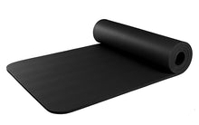 Load image into Gallery viewer, Black Yoga Mat w/ strap
