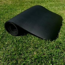 Load image into Gallery viewer, This classic yoga mat is great for all types of fitness and exercise, including Yoga, Pilates, Meditation, and any floor workout. Provides great cushion yet durable. 6 ft long by 2 ft wide. 0.75cm thick. A free yoga mat strap is included.Anti Slip; Non slip on wood floor, tile floor, cement floor. High density foam material - Durable, high strength of tear resistance. Moisture resistant technology makes the mat to be easily washed with soap and water
